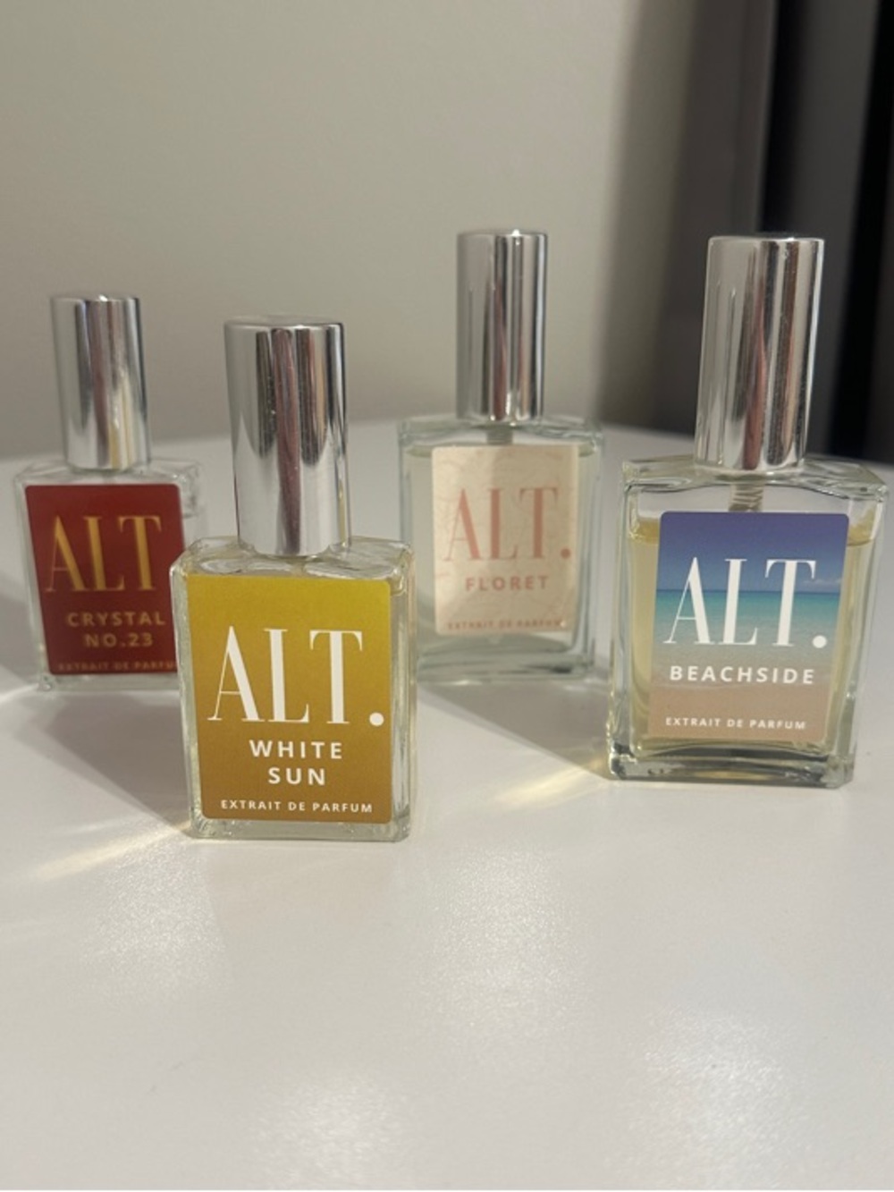 ALT. Perfume Set — White Sun, Beachside, Crystal No.23, Floret
